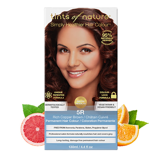Tints of Nature 5R Rich Copper Brown Hair Color 130ml