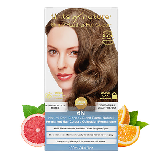 Tints of Nature 6N Natural Dark Blonde Hair Color 130ml