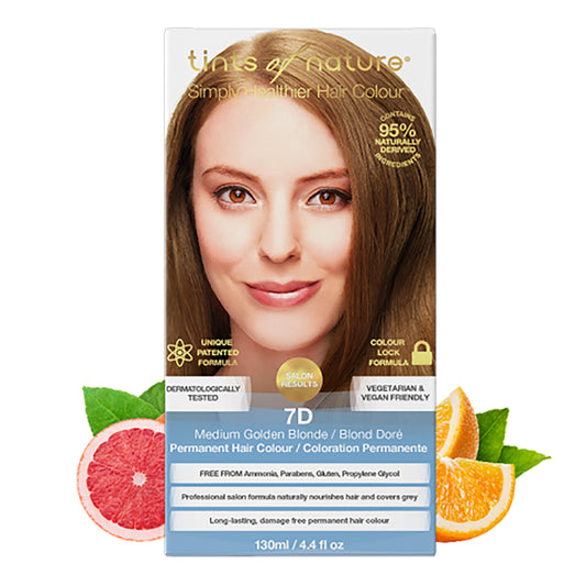 Tints of Nature 7D Medium Golden Blonde Hair Color 130ml