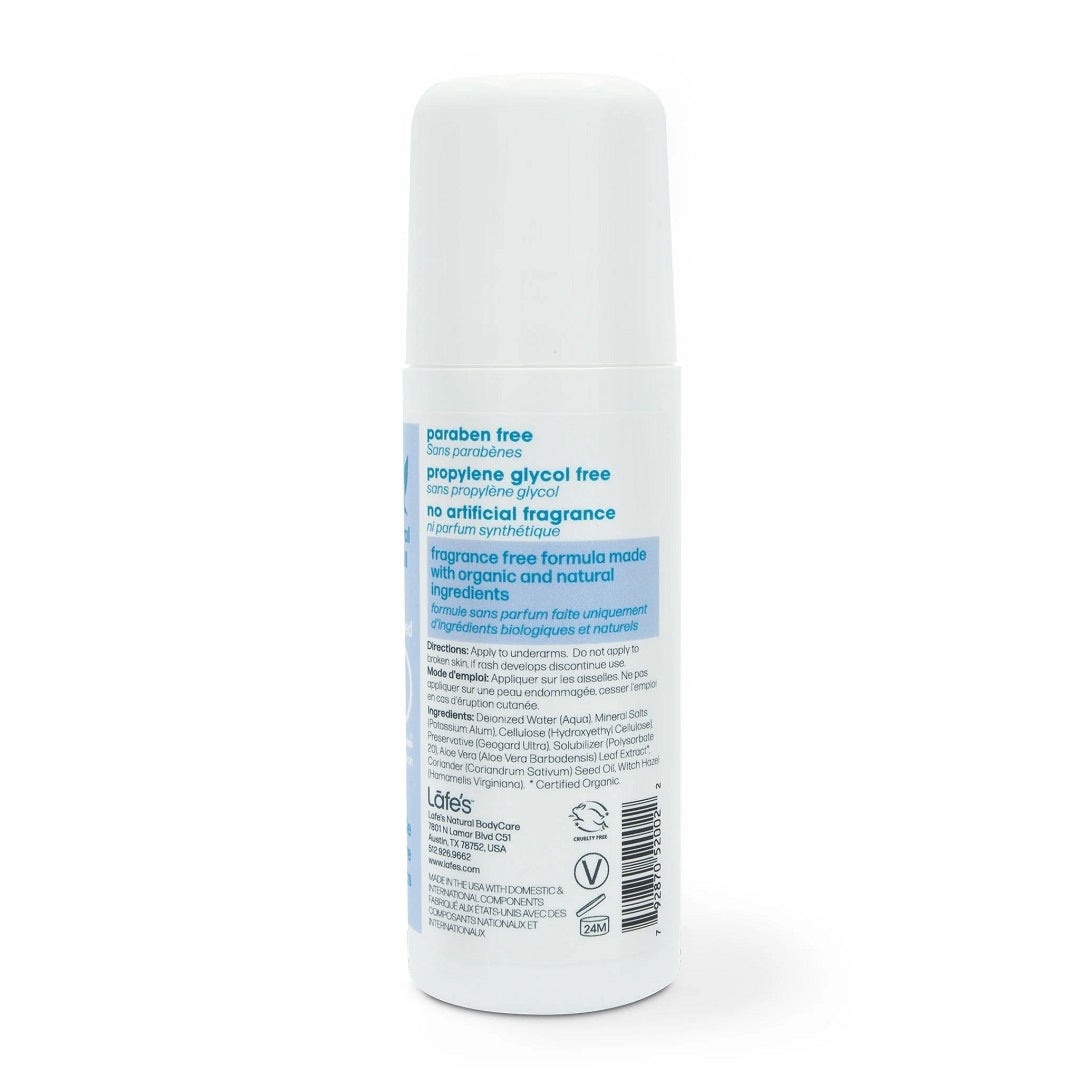 Lafe's Unscented Roll-on Deodorant 88ml