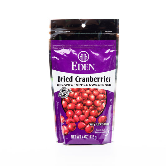 Eden Organic Dried Cranberries 113g