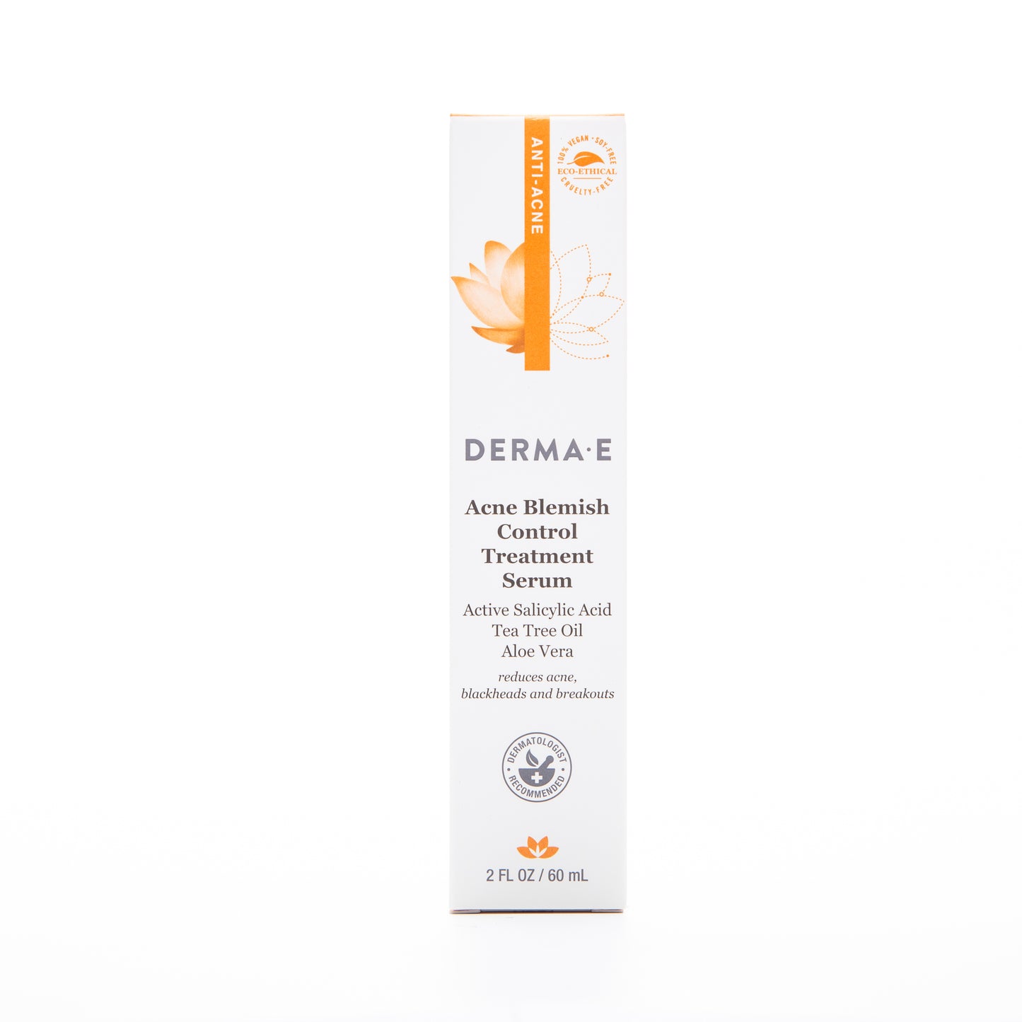 Derma E Acne Blemish Control Treatment Serum with Salicylic Acid, Tea Tree Oil, and Aloe Vera 60ml