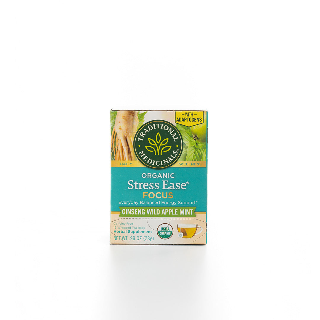 Traditional Medicinals Organic Stress Ease Focus 16 Tea Bags