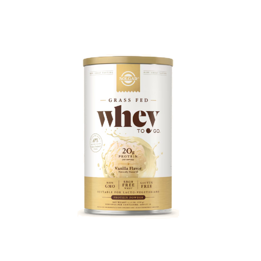 Solgar Grass Fed Whey Vanilla 338g