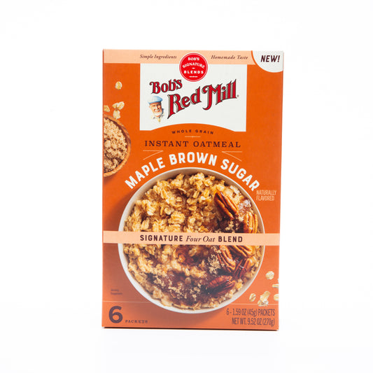 Bob's Red Mill Maple Brown Sugar Instant Oatmeal 6 - 45g