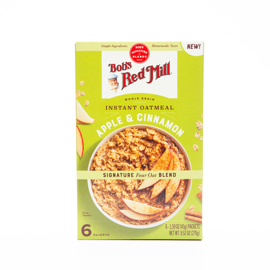 Bob's Red Mill Apple and Cinnamon Instant Oatmeal 6 - 45g