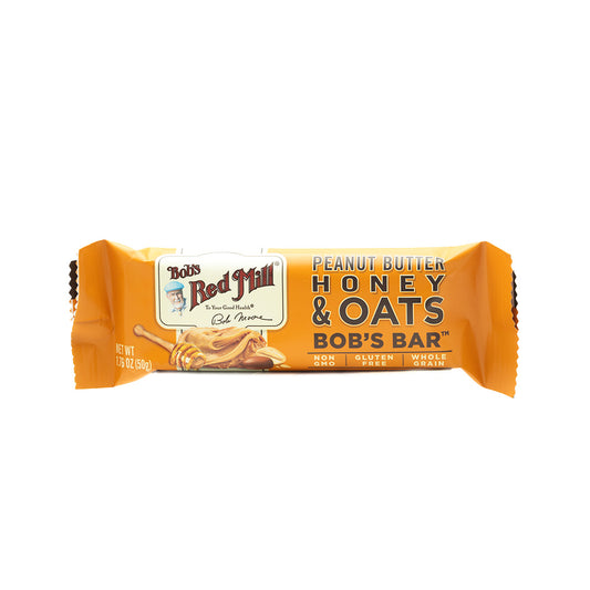 Bob's Red Mill Peanut Butter Honey and Oats Bob's Bar 50g