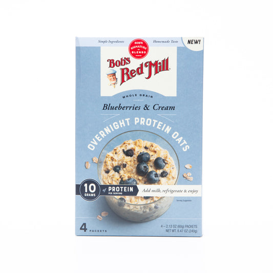 Bob's Red Mill Blueberries and Cream Overnight Protein Oats 4 - 60g