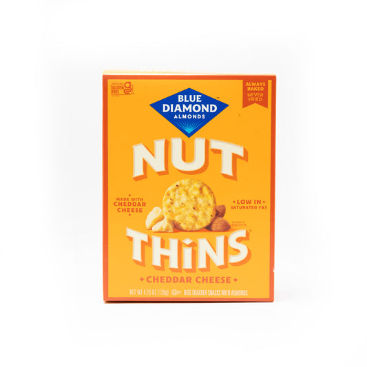 Blue Diamond Cheddar Cheese Nut Thins 120.5g