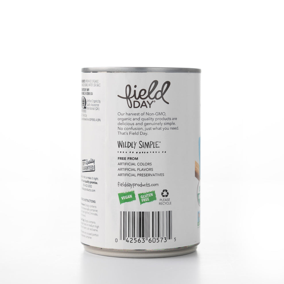 Field Day Organic Garbanzo Beans 425g Healthy Options