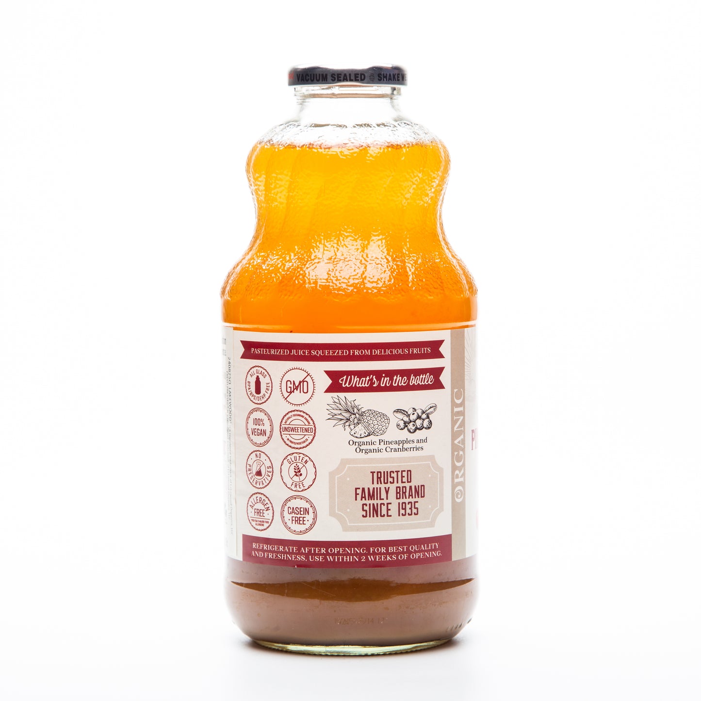 Lakewood Organic Pineapple Cranberry Juice 946ml