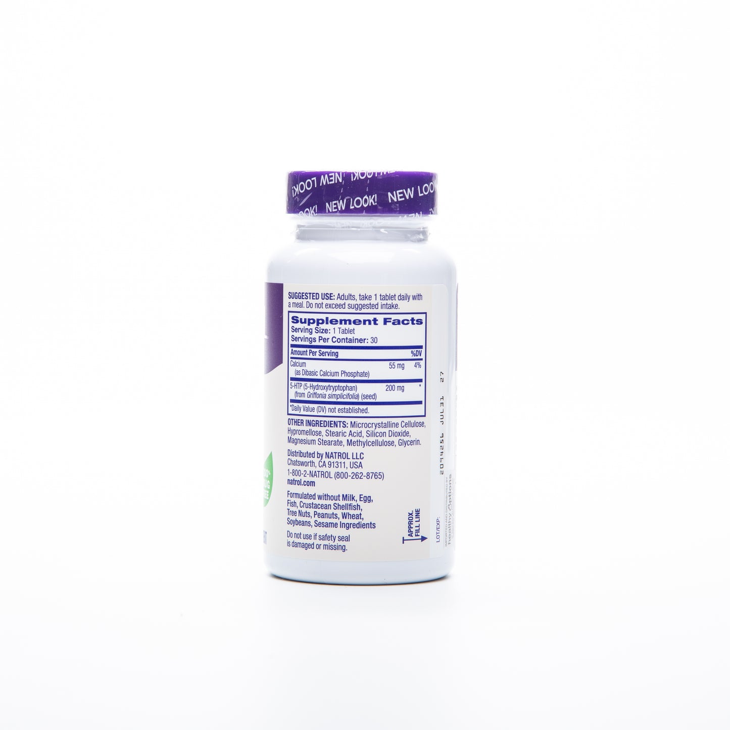 Natrol 5-HTP 200mg Time Release 30 Tablets