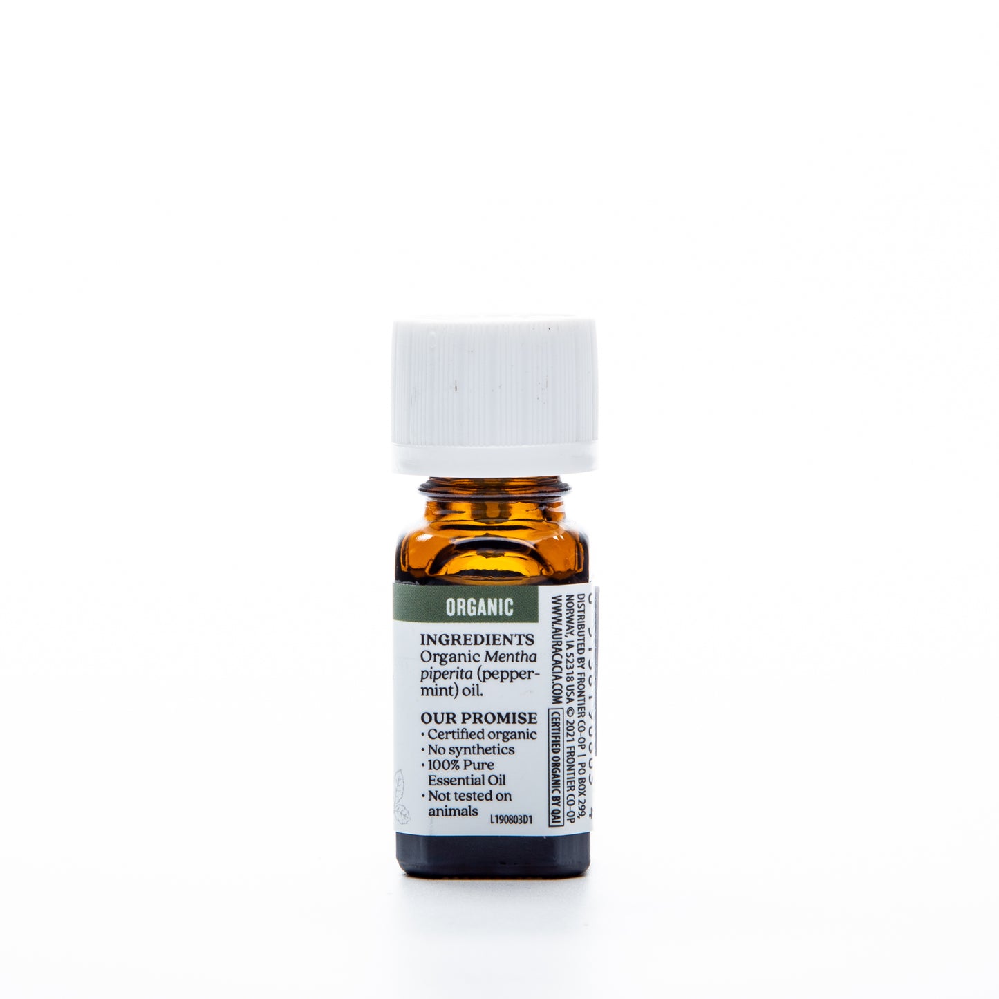 Aura Cacia Organic Essential Oil Peppermint 7.4ml