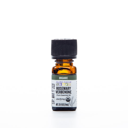 Aura Cacia Organic Essential Oil Rosemary Verbenone 7.4ml