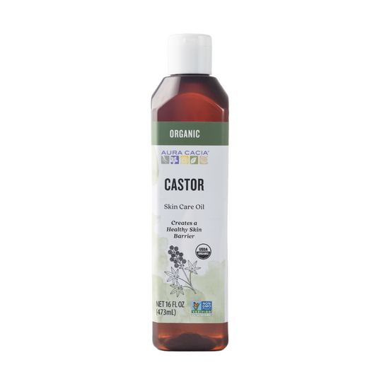 Aura Cacia Organic Castor Oil Skin Care 473ml