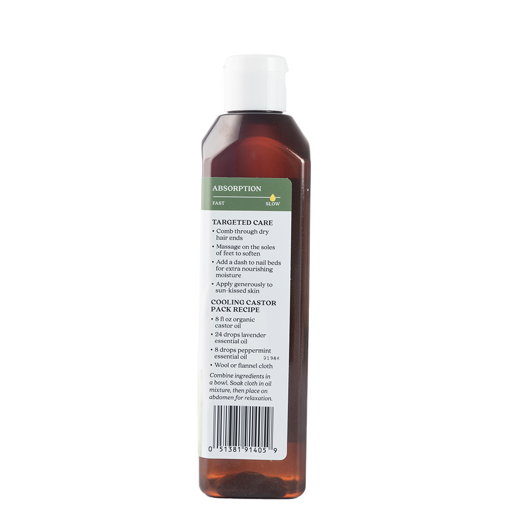 Aura Cacia Organic Castor Oil Skin Care 473ml