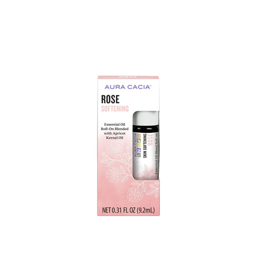 Aura Cacia Rose Softening Roll On Oil 9.2ml