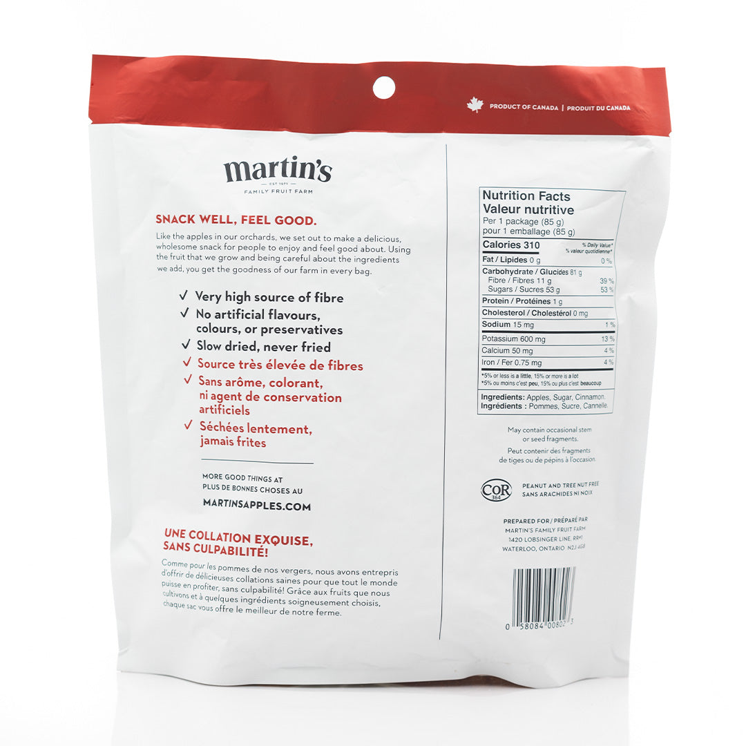 Martin's Apple Chips Cinnamon Groove 85g