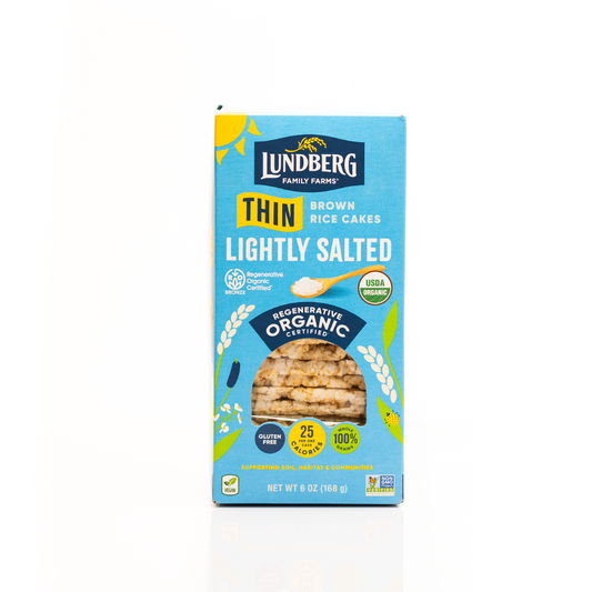 Lundberg Organic Thin Stackers Brown Rice 168g
