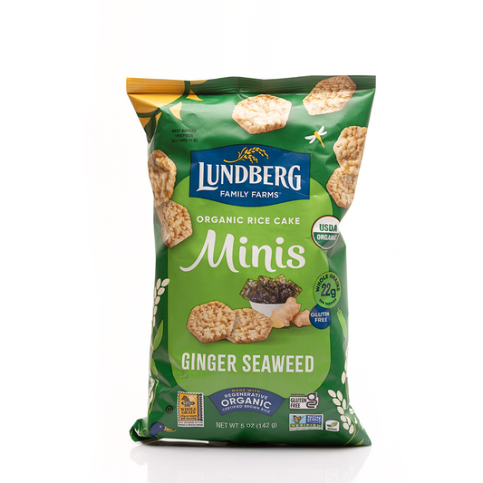 Lundberg Ginger Seaweed Rice Cake Minis 142g