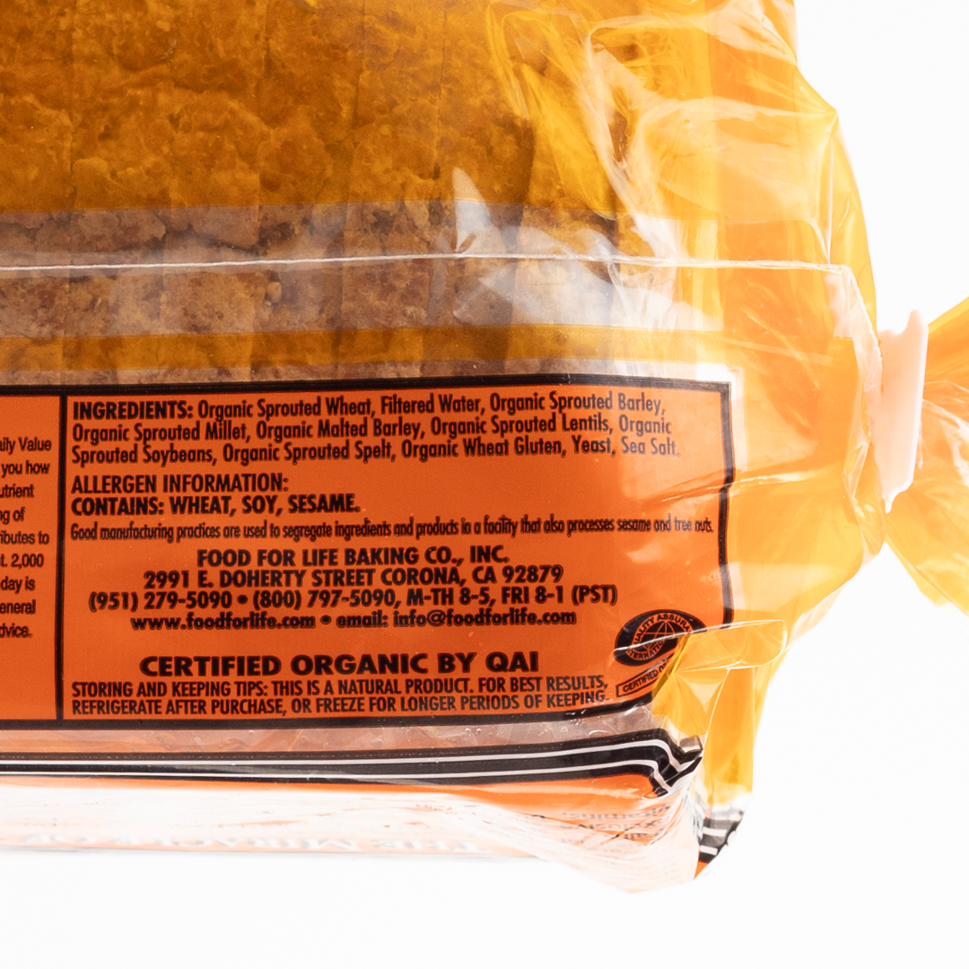 Frozen Food for Life Ezekiel Original Flourless Sprouted Bread 680g