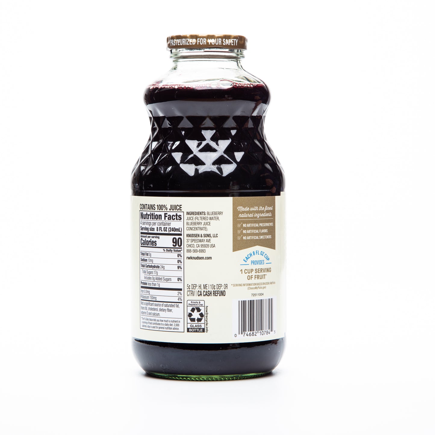 R.W Knudsen Just Blueberry 946ml