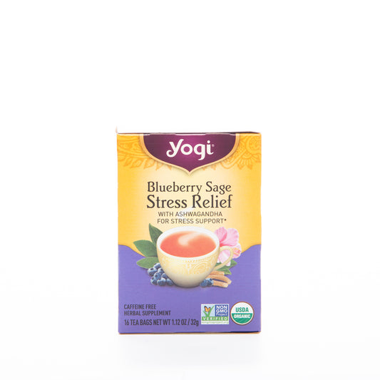 Yogi Blueberry Sage Stress Relief 16 Tea Bags
