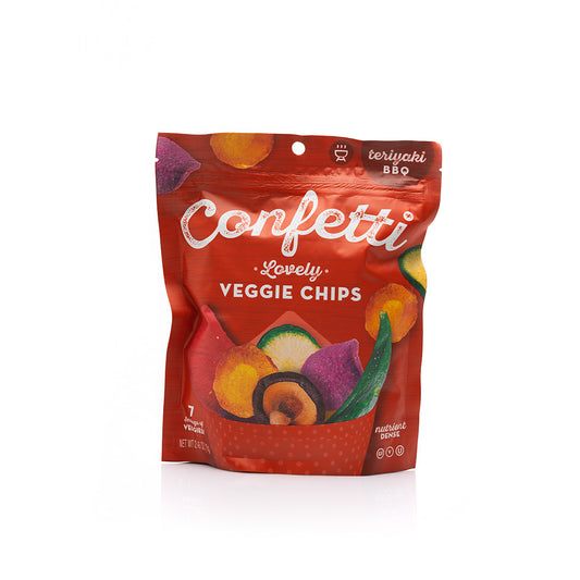 Confetti Lovely Vegetable Chips Teriyaki BBQ 70g