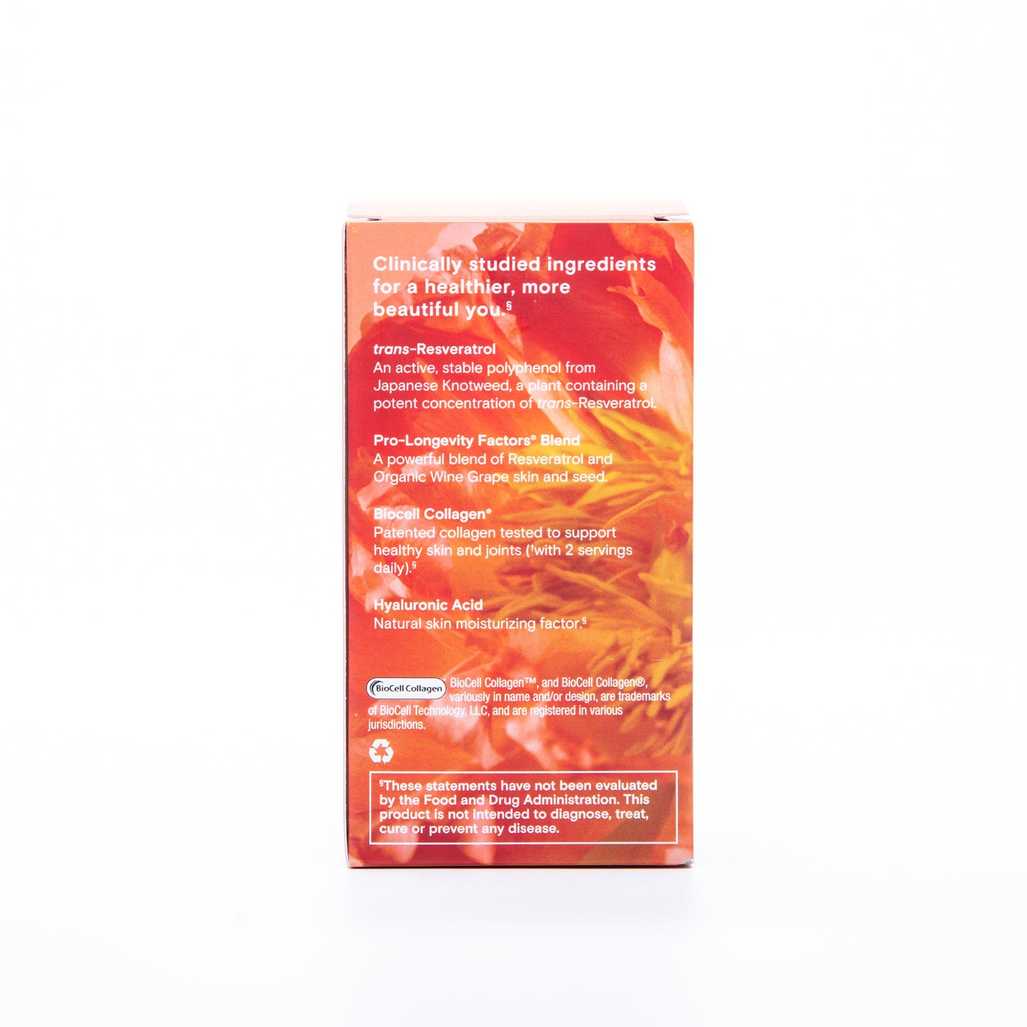 Reserveage Beauty Collagen Booster with Hyaluronic Acid and Resveratrol 60 Capsules