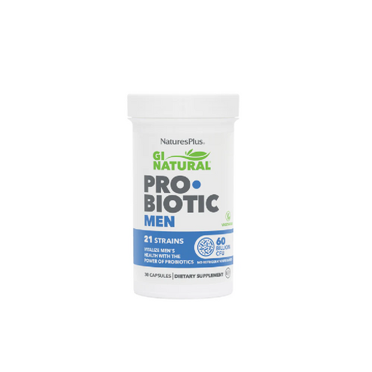 Natures Plus GI Natural Pro Biotic Men 60 Billion 30 Capsules