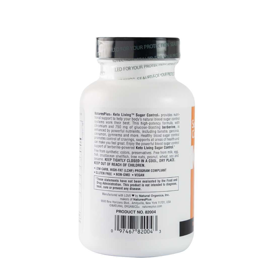 Natures Plus Keto Living Sugar Control 90 Capsules