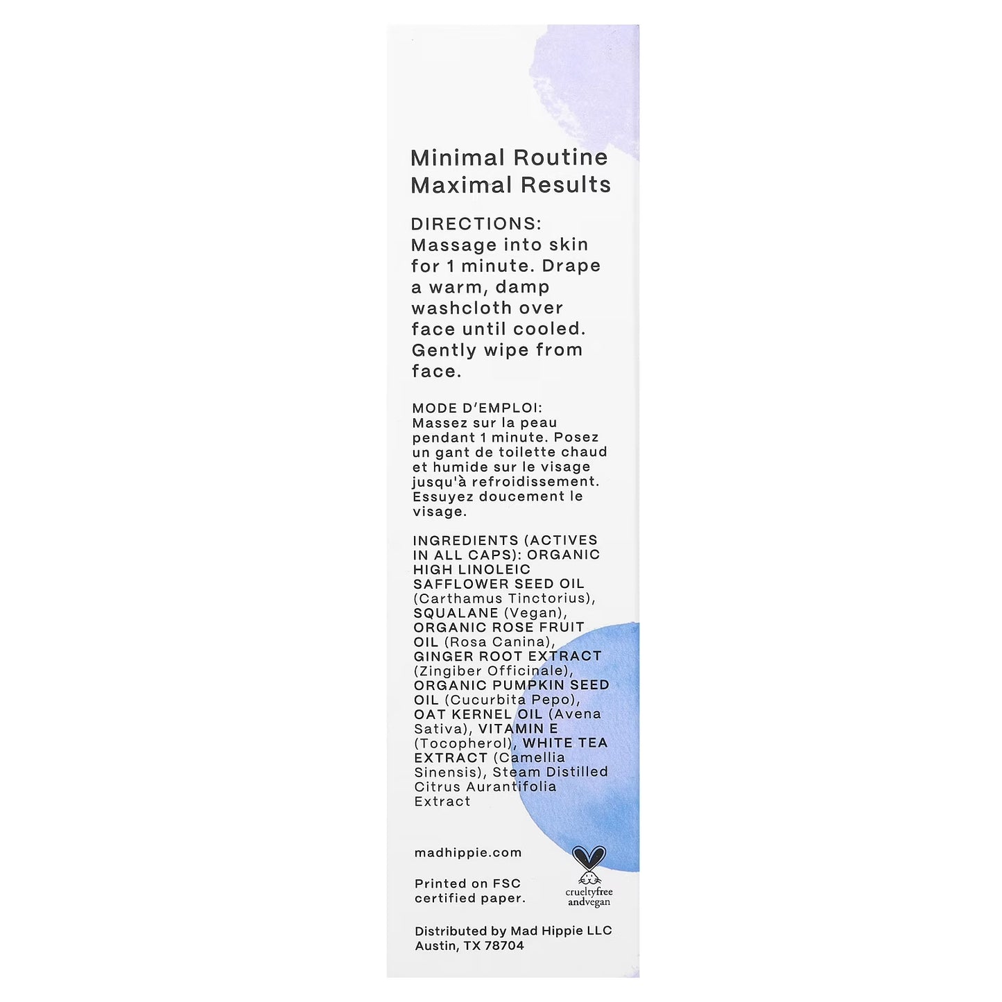Mad Hippie Cleansing Oil 58ml