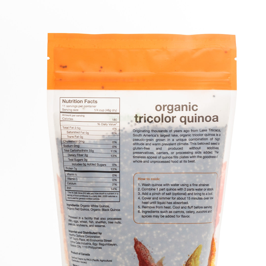 Healthy Options Tri-Color Quinoa 510g