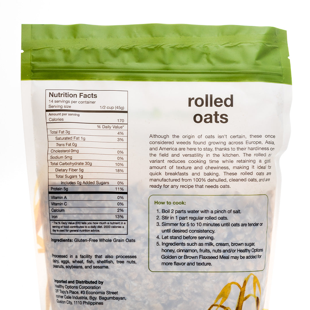 Healthy Options Regular Rolled Oats 652g