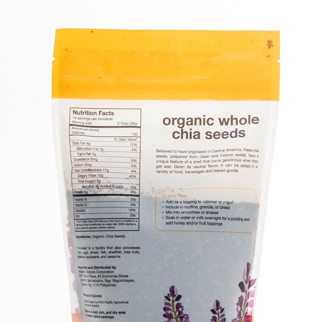 Healthy Options Whole Chia Seeds 397g
