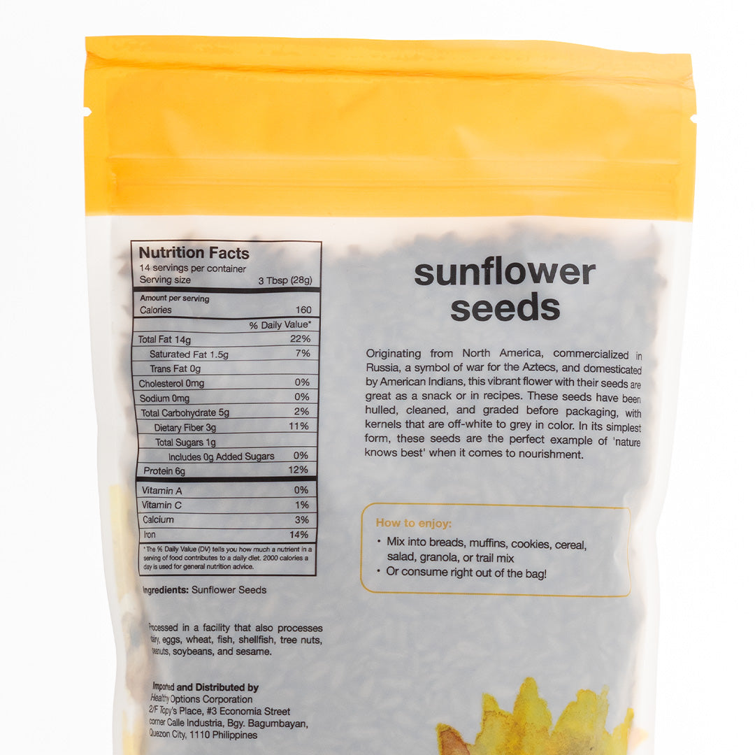 Healthy Options Sunflower Seeds 397g