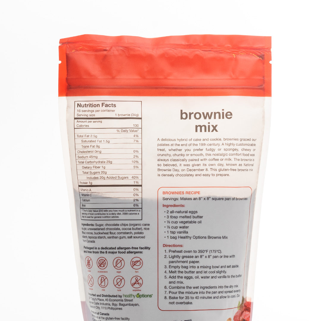 Healthy Options Brownie Mix 538g