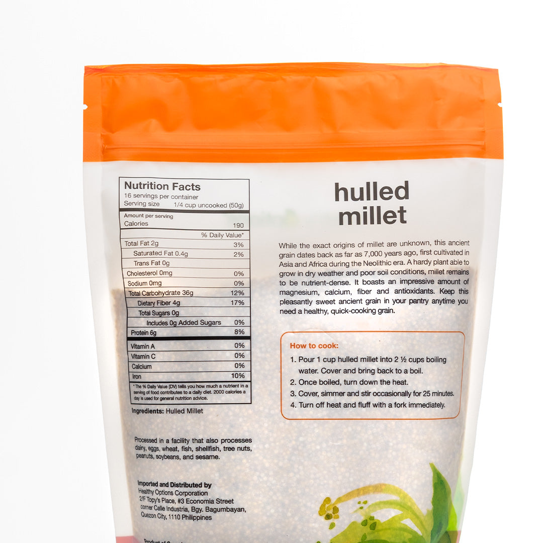 Healthy Options Gluten-Free Hulled Millet 794g