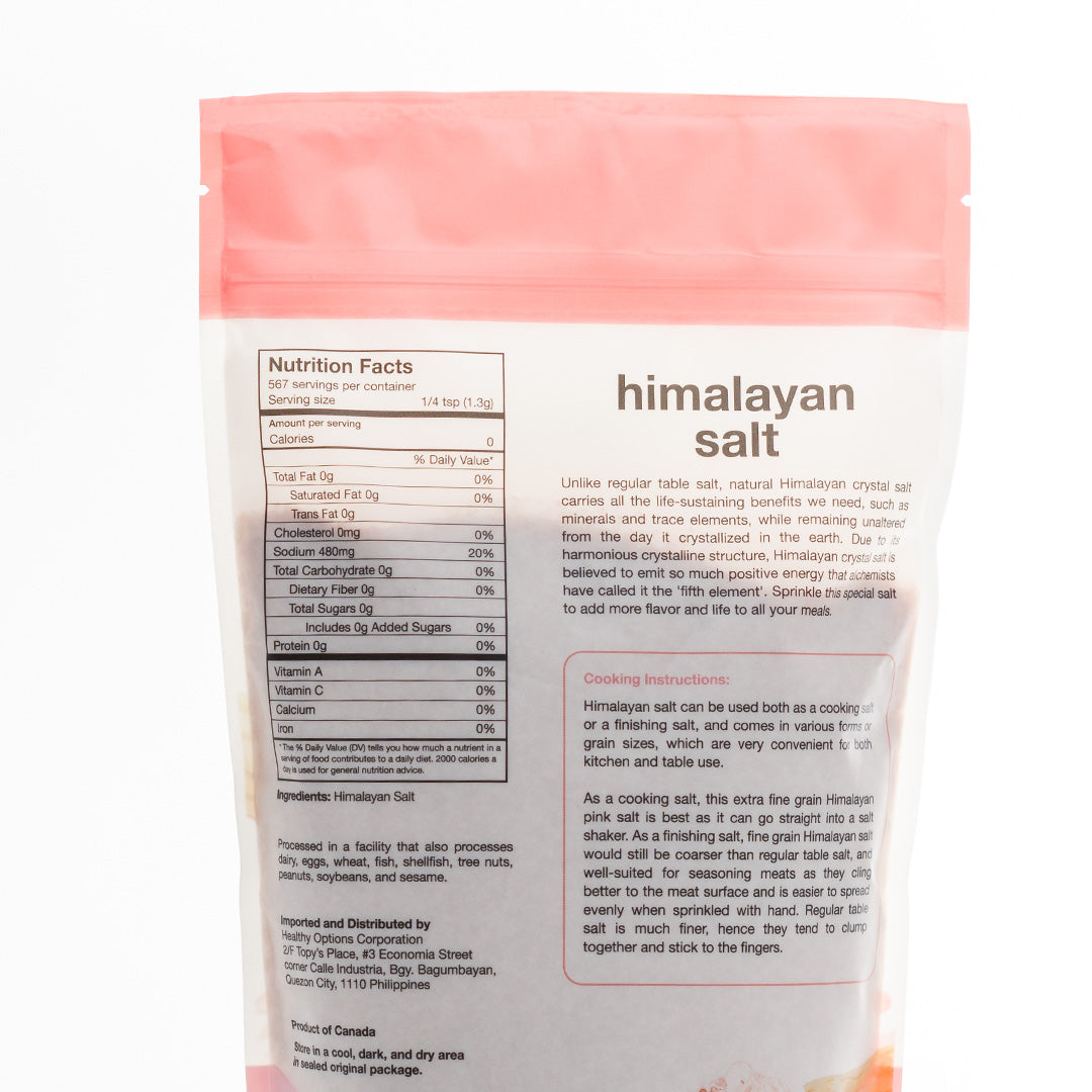 Healthy Options Himalayan Salt 737g