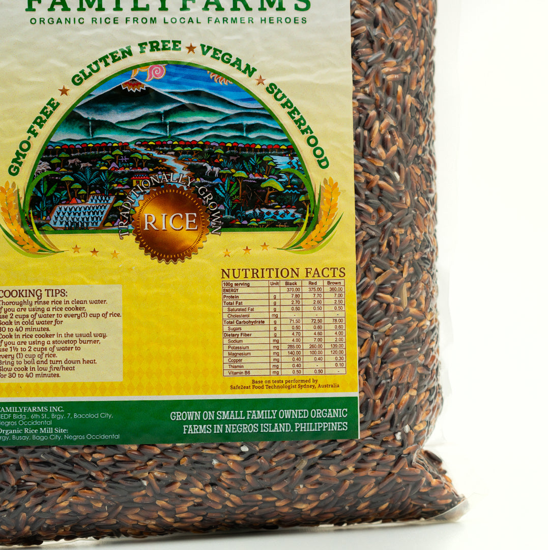 Family Farms Organic Black Rice 1kg