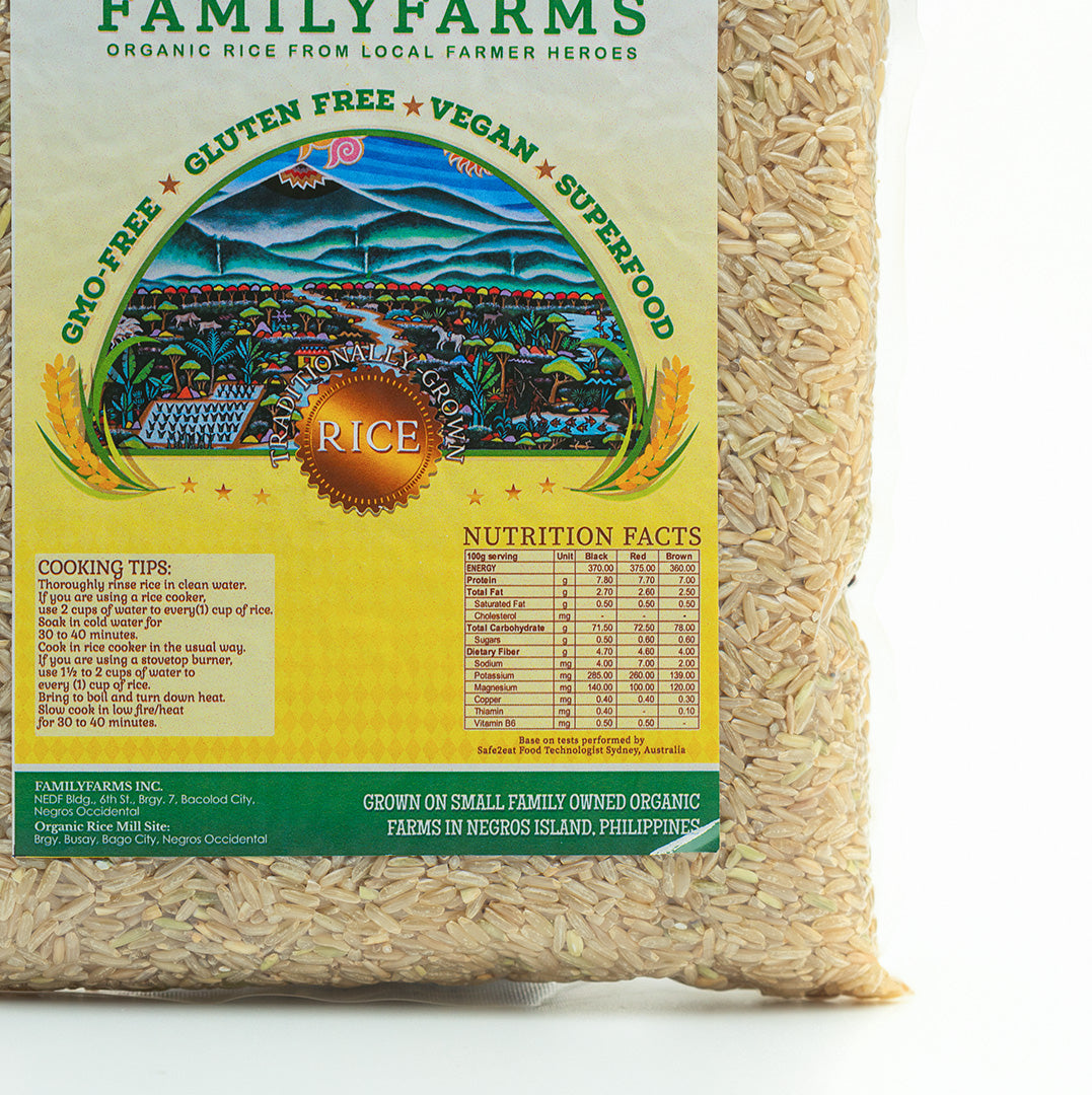 Family Farms Organic Brown Rice 1kg