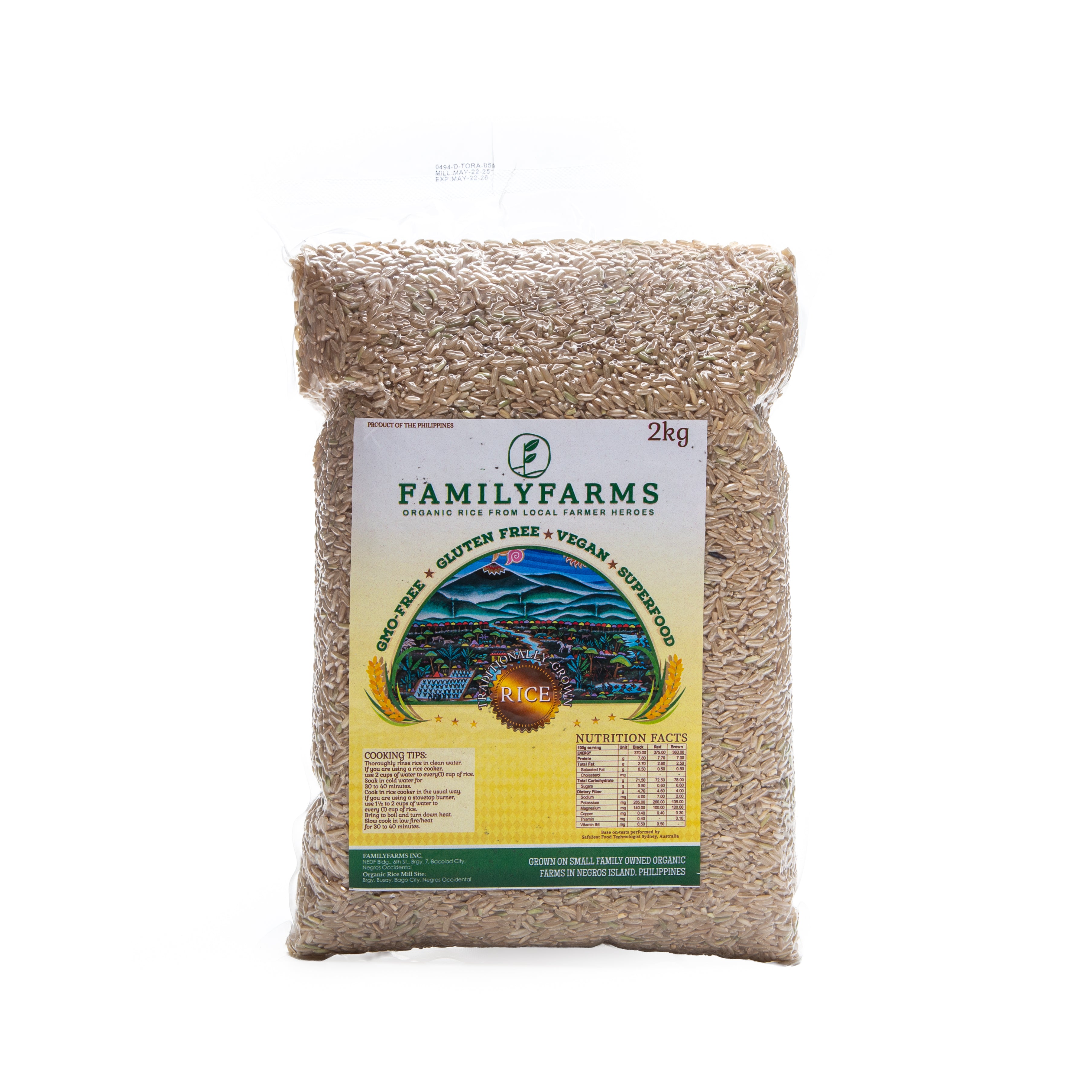 Family Farms Organic Brown Rice 2kg – Healthy Options