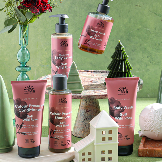 Luxury Bath Essentials Hamper - Soft Wild Rose