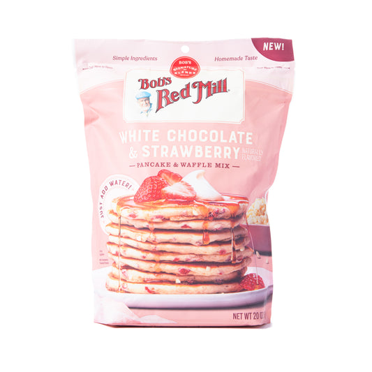 Bob's Red Mill White Chocolate and Strawberry Pancake and Waffle Mix 567g