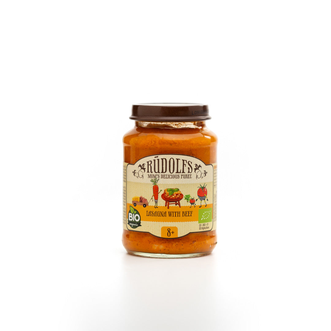 Rudolfs Lasagna with Beef Puree 8+ Months Stage 3 190g