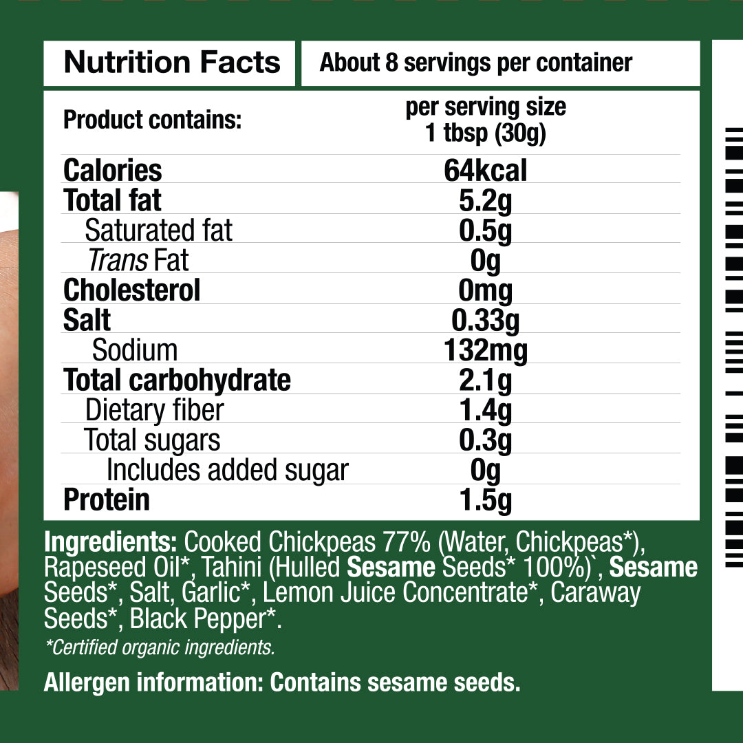 Healthy Options Organic Hummus 230g