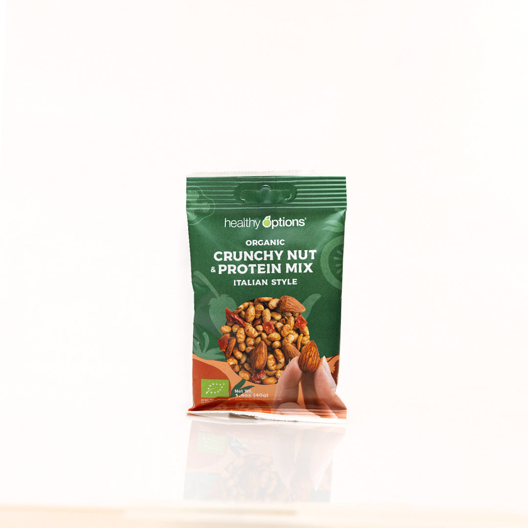 Healthy Options Organic Crunchy Nut and Protein Mix Italian Style 1.40 oz