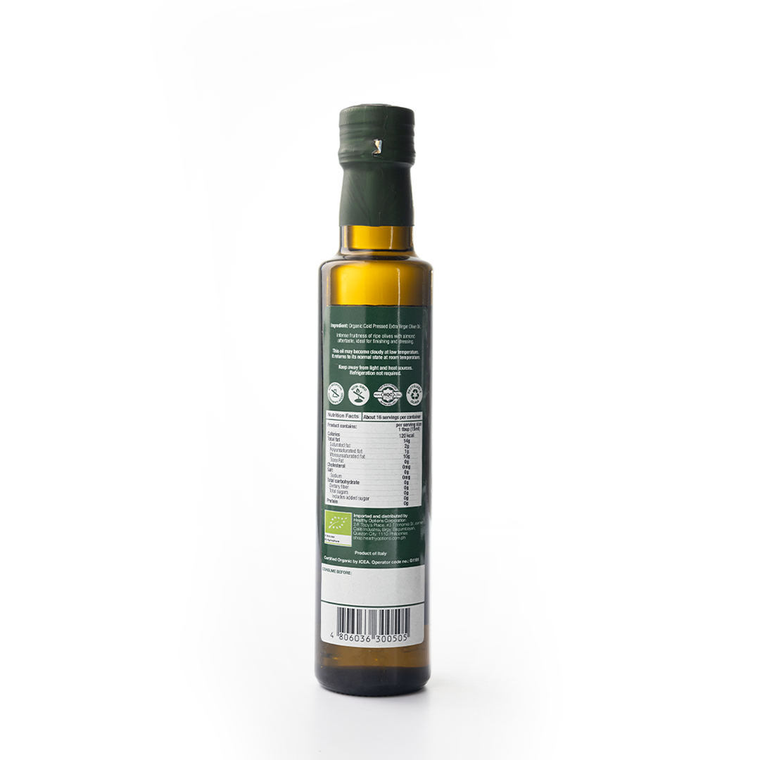 Healthy Options Organic Italian Extra Virgin Olive Oil 250ml