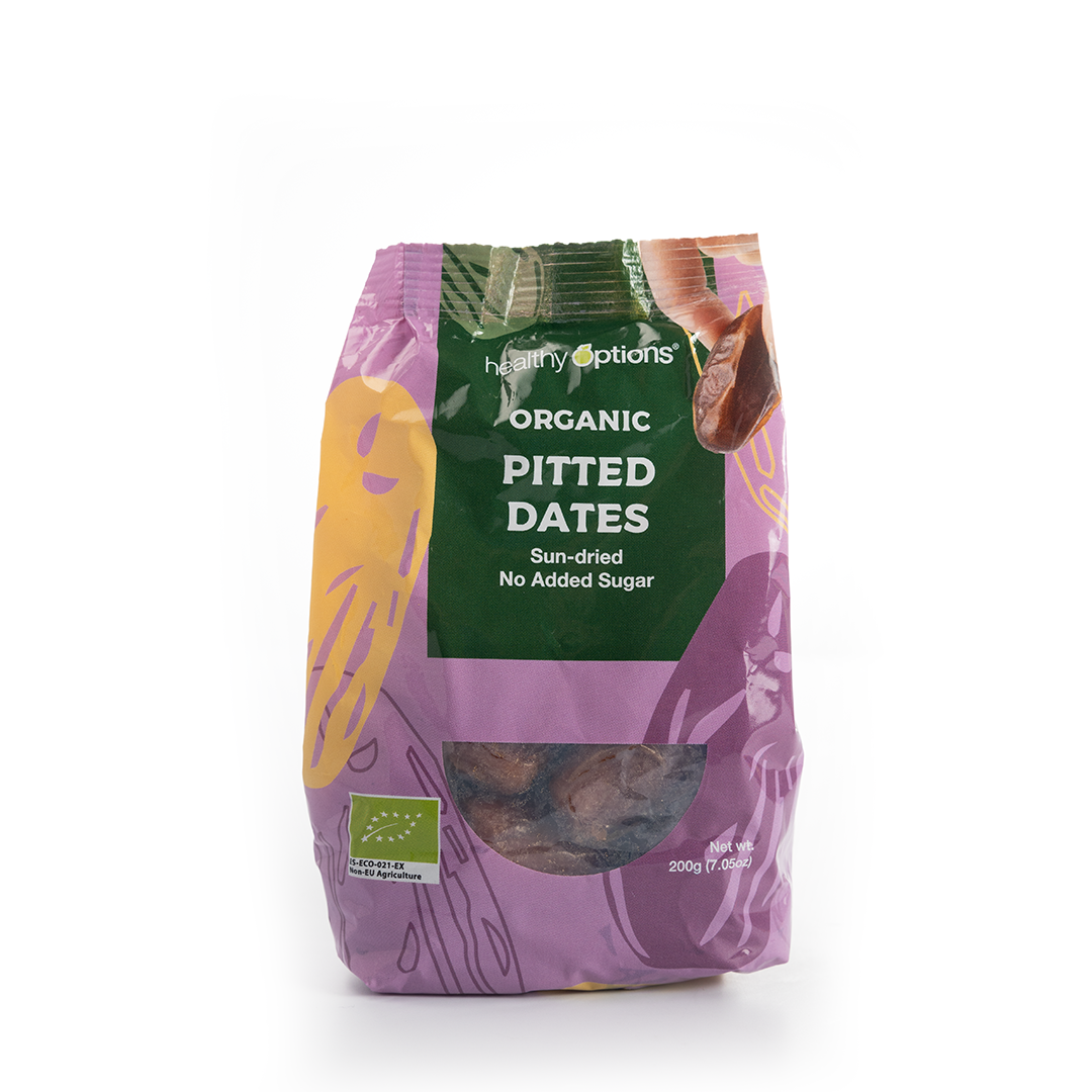 Healthy Options Organic Pitted Dates 200g