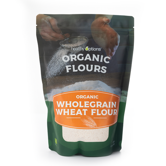 Healthy Options Organic Wholegrain Wheat Flour 500g